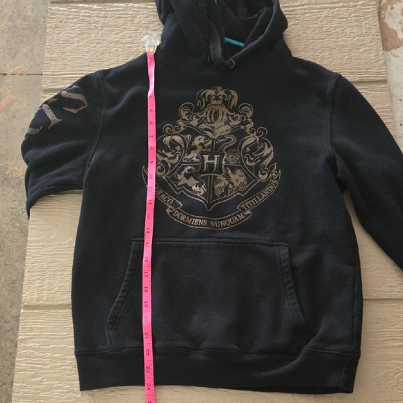 Warner Bros. Black Hoodie with Gold Emblem - Picture 8 of 8
